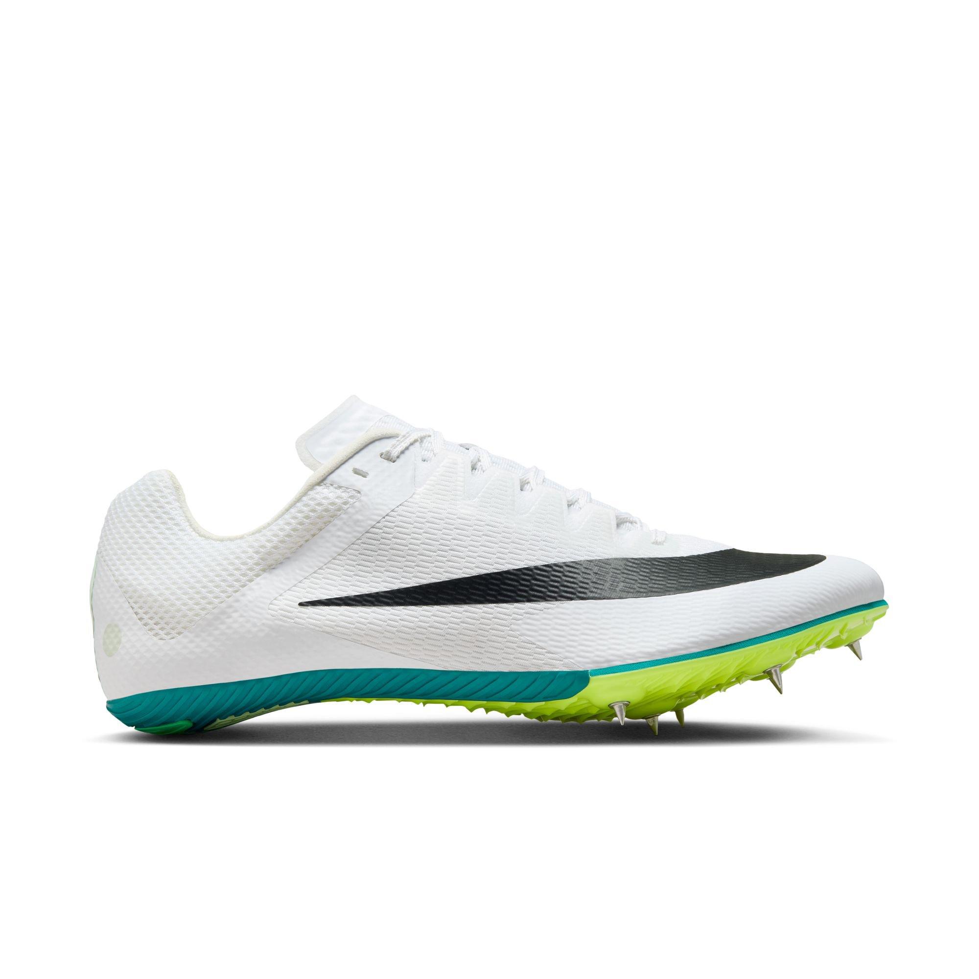 Nike Rival Sprint Track Spike White/Black/Vapor Green | Hibbett
